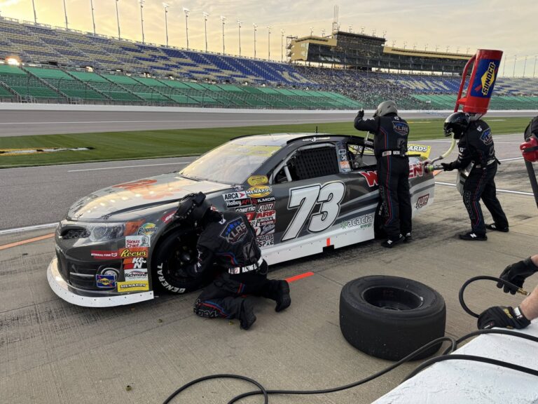 Andy J races ARCA at Kansas Speedway