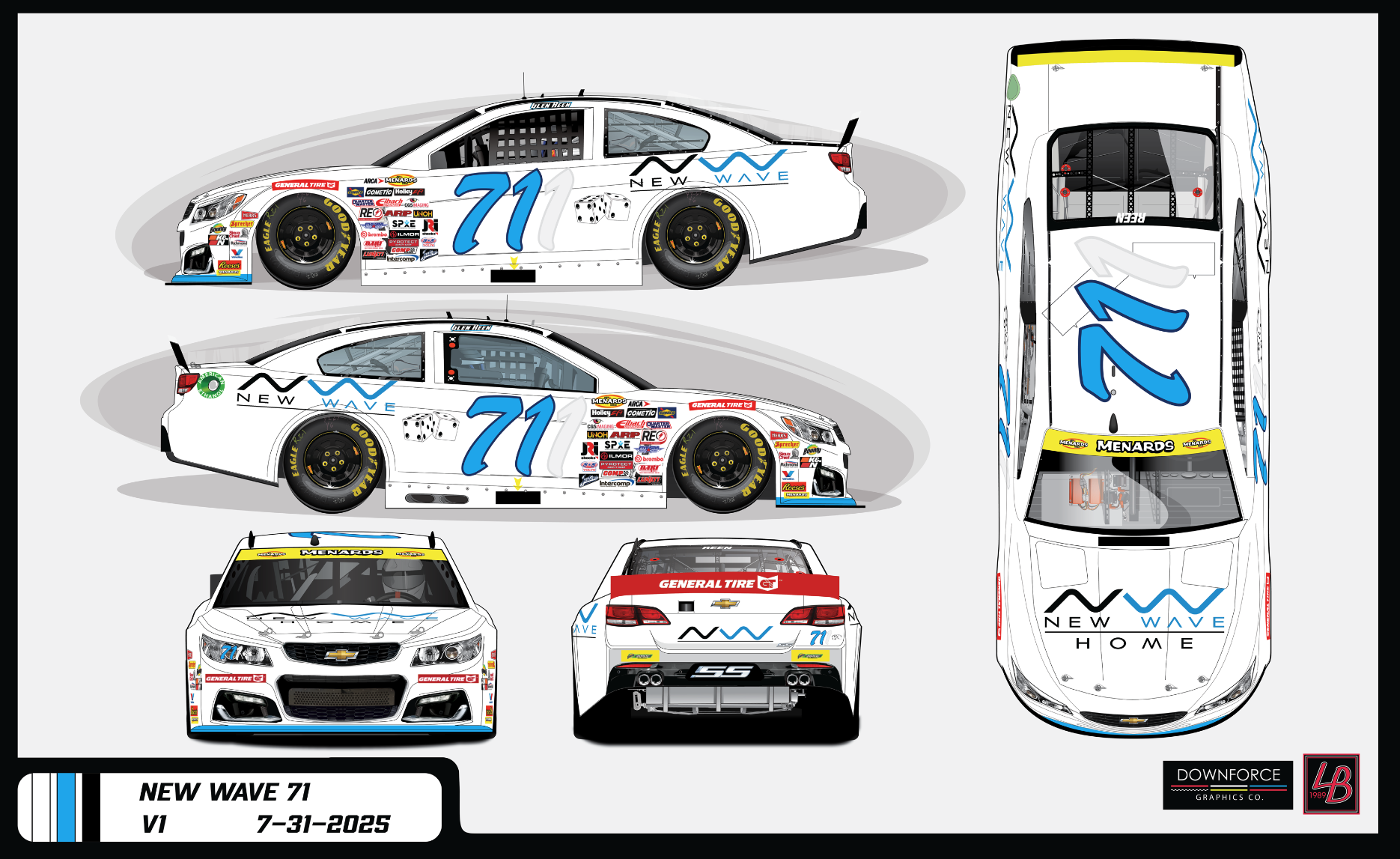 KLAS Motorsports to Honor Bob Polverari’s Career at Watkins Glen – Team to Field Glen Reen in the #71 in Second ARCA Menards Series Entry