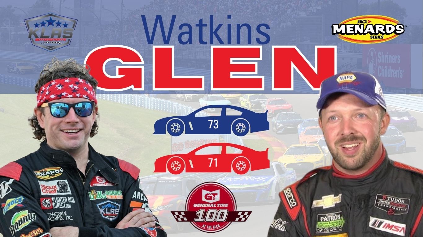 KLAS Motorsports Preps with Jankowiak and Reen for Watkins Glen-Team Will Field Two Entries for Friday’s ARCA Menards Series Road Course Event