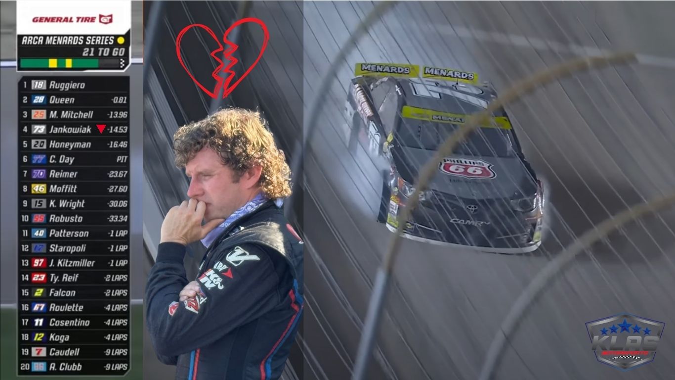 KLAS Motorsports Suffers Late Race Heartbreak at Kansas – Andy Jankowiak Has Flat Tire Derail a Top Five Effort