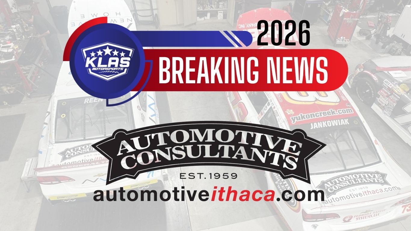 KLAS Motorsports Welcomes Back Automotive Consultants  of Ithaca for 2026 ARCA Menards Series Season – Longtime Sponsor and Friend of the Team Returns to #71 Entry